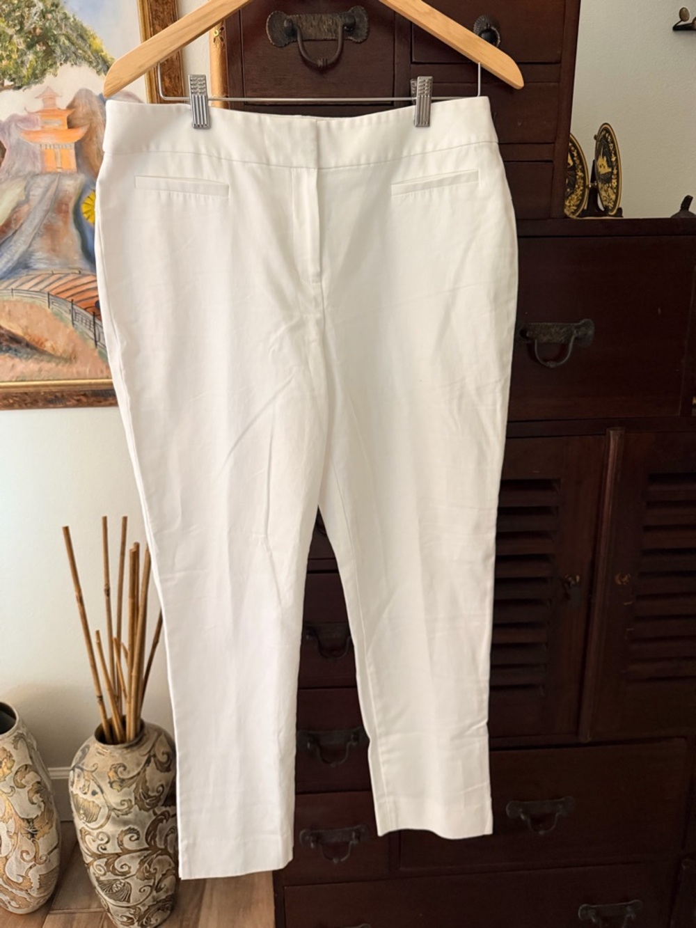 Nine West White Dress/Casual Pants